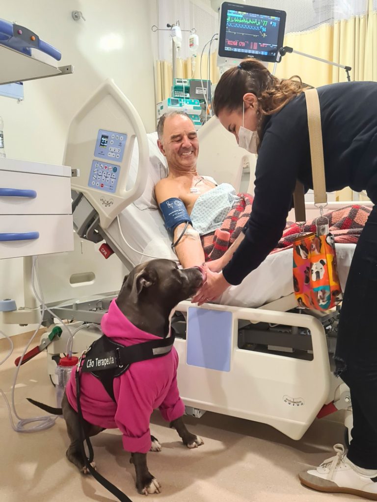 Volta da Cãoterapia no Hospital Nossa Senhora dos Prazeres