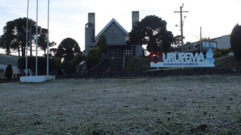 Cidade mais fria do Brasil tem temperaturas negativas em plena primavera