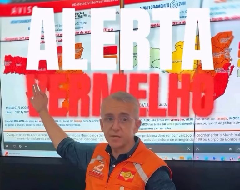 ⚠️ Atenção, Santa Catarina: ALERTA VERMELHO 