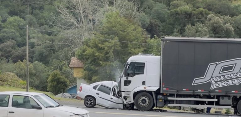 Militar morre em acidente registrado na BR-282 em Lages